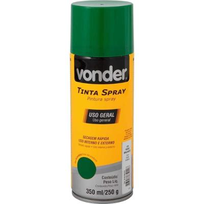Tinta Spray Acrílica Verde 350ml/250g Vonder