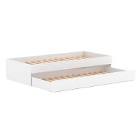 Bicama Solteiro Mdf Bp Branco Megamobilia - 6