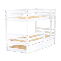 Treliche Infantil Dreams Com Grade De Proteção Madeira Maciça Branco Megamobilia - 3