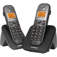 Telefone S/ Fio Id + Ramal C/ Entrada P/ Fone De Ouvido Ts 5122 Preto 4125122 - 1