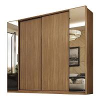 Cômoda átria E Guarda Roupa Casal Laredo Amêndola Touch Nude Prime Flex - Demartez - 6