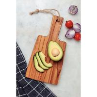 Fsc Tábua Retangular Tramontina Kitchen Em Madeira Teca Com Cabo 30x15 Cm - 5