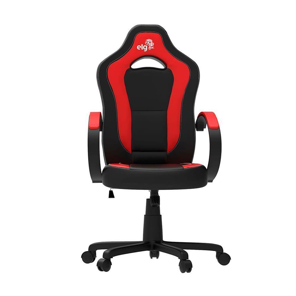 Cadeira Gamer Racing Com Apoio Cervical Vermelho-preto - El - 2
