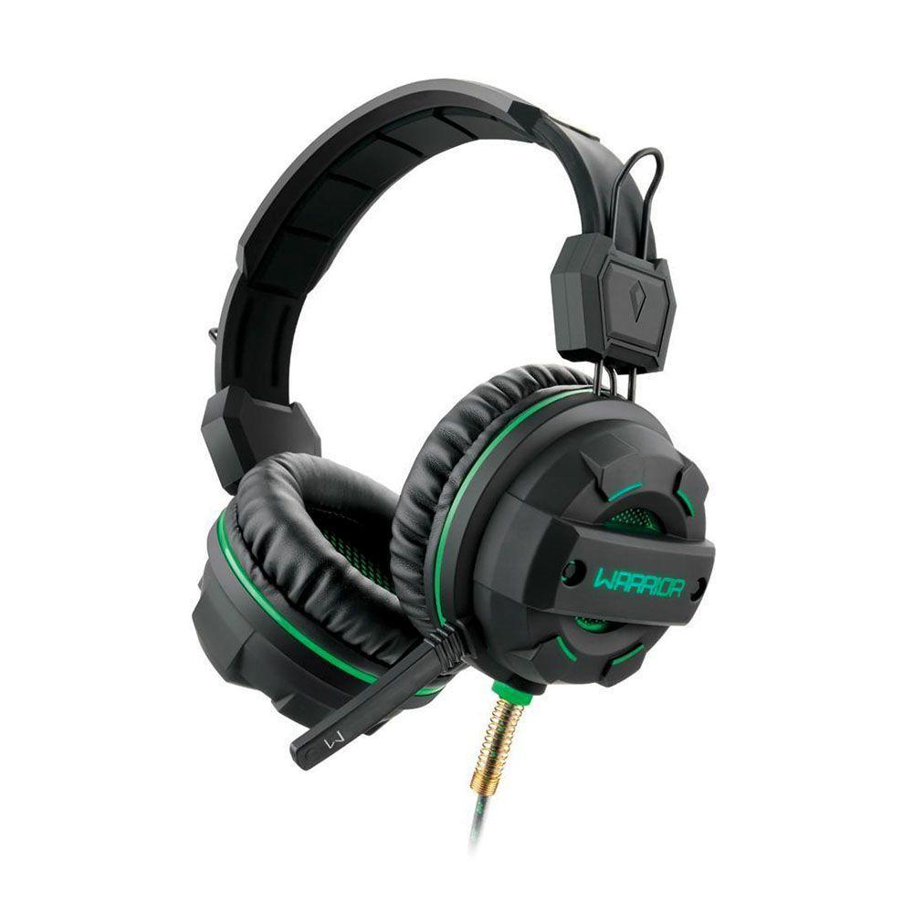 Headset Gamer , Usb E P2 Com Led Verde, Fone De Ouvido C- Microfone - 1