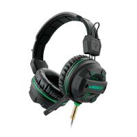 Headset Gamer , Usb E P2 Com Led Verde, Fone De Ouvido C- Microfone - 1
