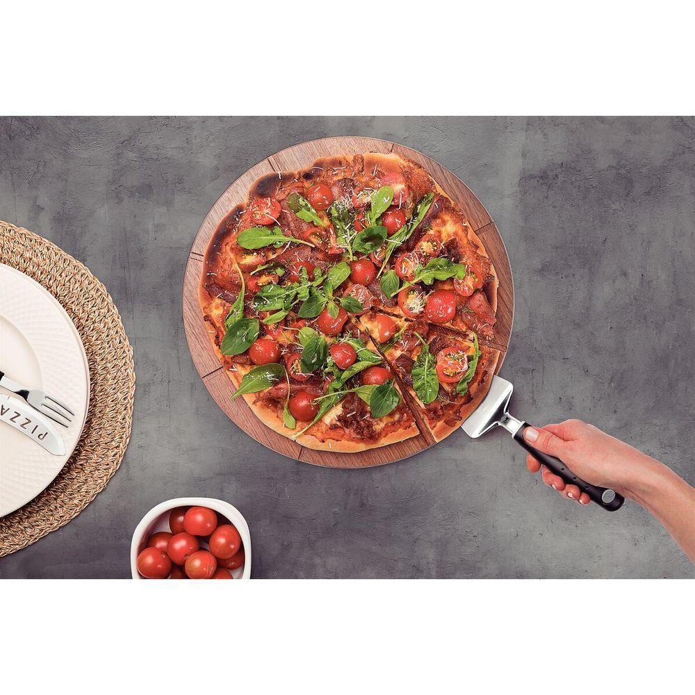 Espatula Para Pizza Tramontina Utilita Em Aço Inox Com Cabo De Polipropileno Preto - 3