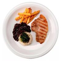 Kit 4 Pratos De Mesa Porcelana Iguaçu Almoço Jantar Germer