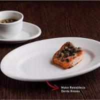 Jogo 4 Pratos De Jantar Porcelana 24,5 Cm Bar Hotel Germer - 6