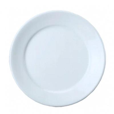 Conjunto 24 Pratos Rasos Porcelana 24,5cm Bar Hotel Germer