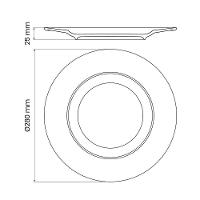 Kit 12 Prato Raso Tramontina Elena Hs Em Porcelana 28 Cm - 7
