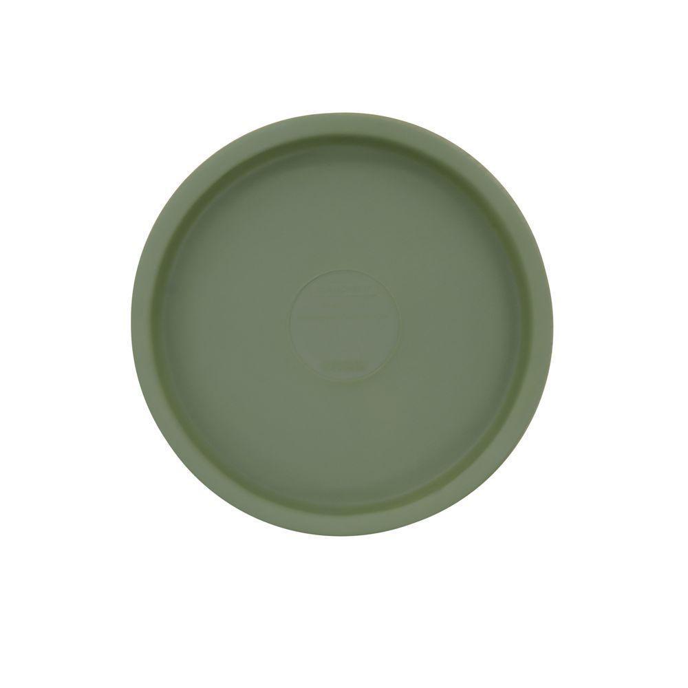 Prato Vaso Tramontina Em Polietileno Verde Oliva Pp - 1