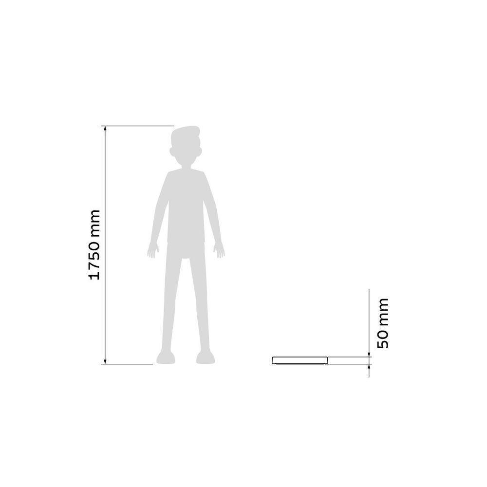 Prato Para Vaso Tramontina Em Polietileno Granito Pedra G - 4