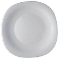 Jogo 4 Prato Sobremesa De Vidro Parma Bormioli Branco 20cm - 1