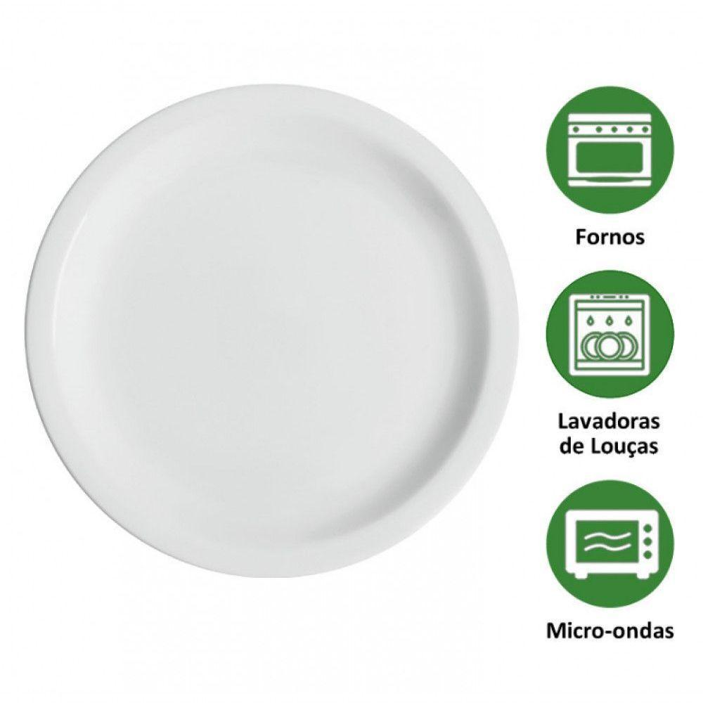 Kit 24 Pratos De Mesa Porcelana Iguaçu Almoço Jantar Germer - 4