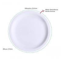 Kit 24 Pratos De Mesa Porcelana Iguaçu Almoço Jantar Germer - 2