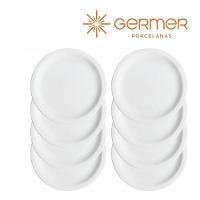 Conjunto 16 Pratos De Mesa Porcelana Raso Iguaçu - Germer - 6