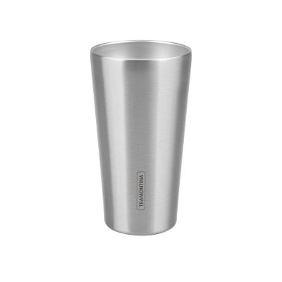 Copo Térmico Tramontina Exata Em Aço Inox Sem Tampa 420 Ml