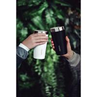 Copo Térmico Tramontina Exata Em Aço Inox Preto Sem Tampa 420 Ml - 5