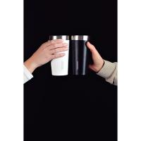 Copo Térmico Tramontina Exata Em Aço Inox Branco Sem Tampa 420 Ml - 6