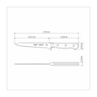Faca Para Desossar Tramontina Century Wood Com Lâmina Em Aço Inox E Cabo De Madeira Tratada - 8