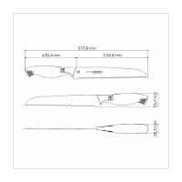 Faca Para Pão Tramontina Sublime Em Aço Inox 8 Polegada - 5