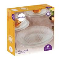 Jogo De Prato Fundo Vidro Duralex Acqua 12 Peças - Nadir - 1