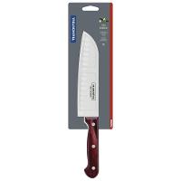 Faca Santoku Tramontina Com Lâmina Em Aço Inox Polywood Vermelho 7 Polegada - 1