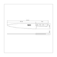 Faca Peixeira-cozinha 12" Lamina Clara - Tramontina - 4