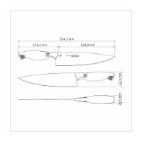 Faca Chef Tramontina Sublime Em Aço Inox 8 Polegada - 6