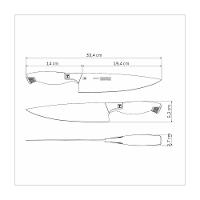 Faca Chef Tramontina Sublime Em Aço Inox 8 Polegada - 8