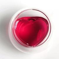 Jogo De Copo Coração Parede Dupla 2 Peças 250 Ml - Mimo - 6