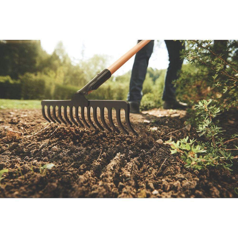 Ancinho Curvo Pesado Com 14 Dentes Tramontina Em Aço Sem Cabo - 3