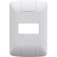 Kit 6 Placa 1 Posto Horizontal 4x2 Tramontina Aria Branca - 1