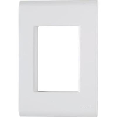Kit 8 Placa 3 Postos Juntos 4x2 Tramontina Liz Branca