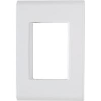 Kit 12 Placa 3 Postos Juntos 4x2 Tramontina Liz Branca - 1