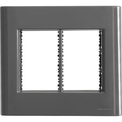 Placa 6 Postos 4x4 Tramontina Giz Titânio Com Suporte