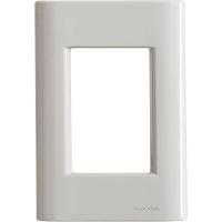 Placa 3 Postos 4x2 Tramontina Giz Fendi Soft Touch Sem Suporte - 1