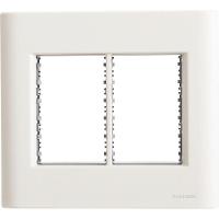 Placa 6 Postos 4x4 Tramontina Giz Branca Soft Touch Com Suporte - 1