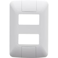 Kit 4 Placa 2 Postos Afastados 4x2 Tramontina Aria Branca - 1