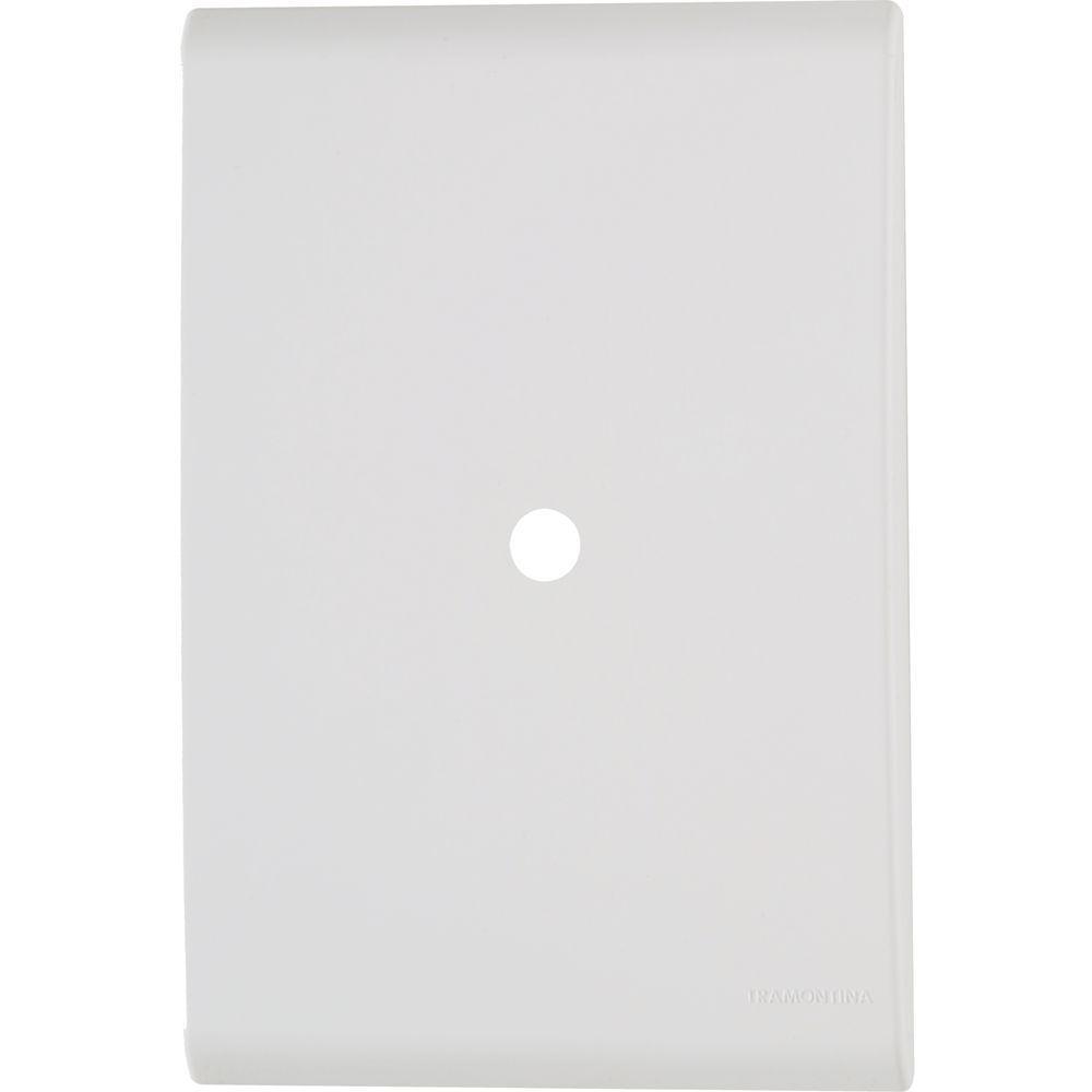 Placa Com 1 Furo 9,5 Mm 4x2 Tramontina Liz Branca - 1