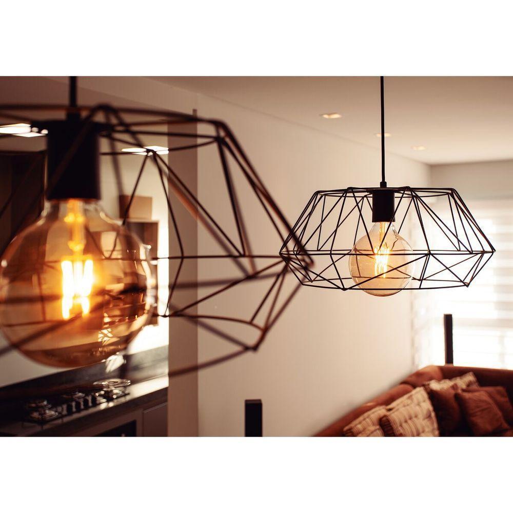 Lâmpada Led De Filamento Tramontina G125 4 W 2200 K Luz Amarela Em Vidro âmbar - 2