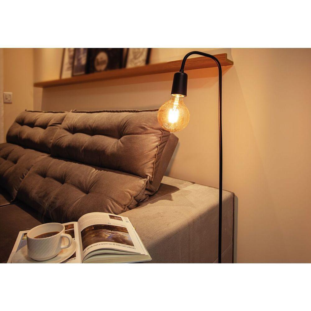 Lâmpada Led De Filamento Tramontina G125 4 W 2200 K Luz Amarela Em Vidro âmbar - 4