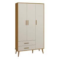 Quarto De Bebê Isis 3 Portas Areia Acetinado Savana - Reller - 3