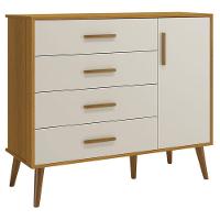 Quarto De Bebê Isis 4 Portas Areia Acetinado Savana Com Colchão Ortobom - Reller - 10