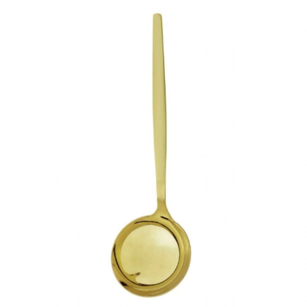 Concha Aço Inox Opera Champanhe 24 Cm - Lyor - 3