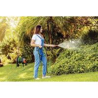 Mangueira Flex Para Jardim Tramontina Verde Com Faixa Preta Em Pvc 4 Camadas 25 M Com Engate Rosqueado E Esguicho - 8