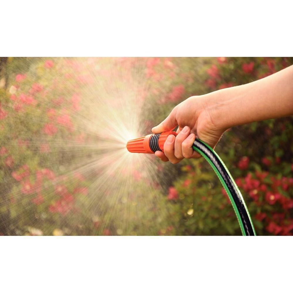 Mangueira Flex Para Jardim Tramontina Verde Com Faixa Preta Em Pvc 4 Camadas 20 M Com Engate Rosqueado E Esguicho - 3