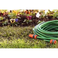 Mangueira Flex Para Jardim Tramontina Verde Com Faixa Preta Em Pvc 4 Camadas 20 M Com Engate Rosqueado E Esguicho - 8