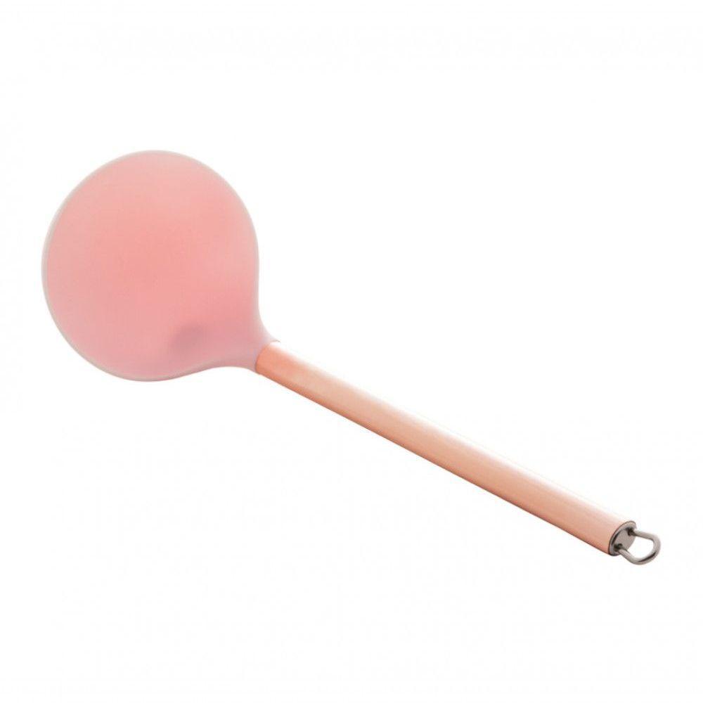 Concha De Nylon Com Cabo De Aço Inox Rose 30 Cm - Lyor - 2