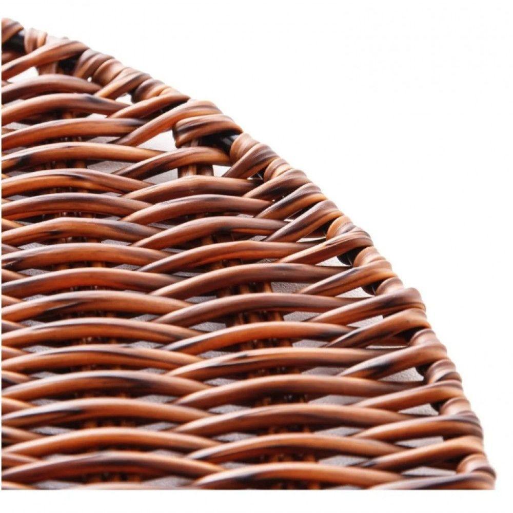 Lugar Americano Coração De Rattan Plástico Mesclado - Lyor - 2